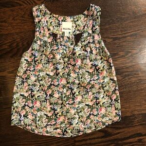 Urban Outfitters (Nom de Plume) Floral Print Sleeveless Tank Top